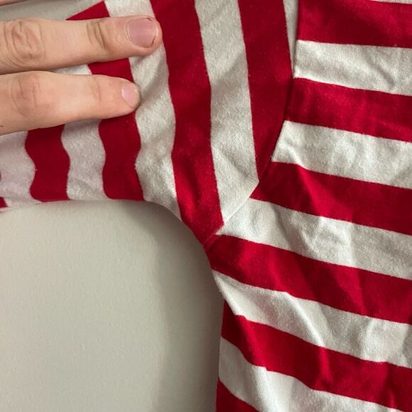 Shelry Red Stripe Christmas Pajama Set 12 Years Long Sleeve Pants Holiday Green - Picture 4 of 10